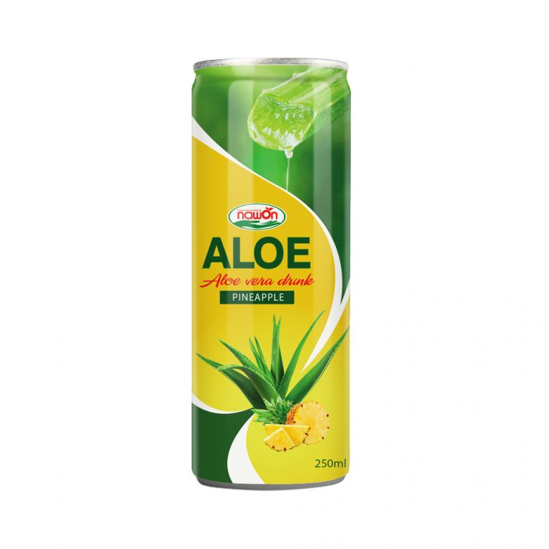 250ml NAWON Original Aloe Vera Drink with pineapple flavour 1