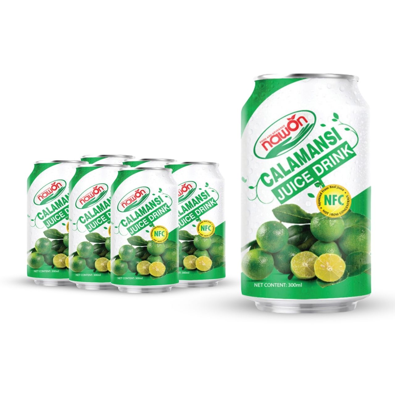 Can 330ml 11 18 fl oz nfc calamansi juice drink with sweet tropical taste