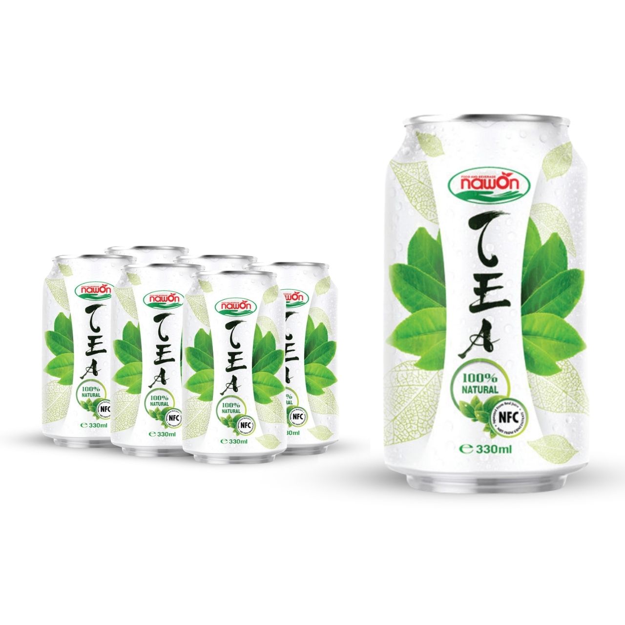 Can 330ml 11 18 fl oz nfc green tea drink with a touch of sweetness
