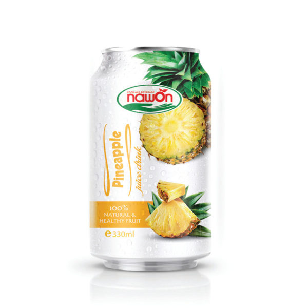 Can 330ml nfc pineapple juice drink