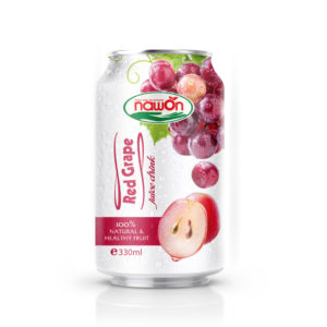 Can 330ml nfc red grapes juice drink