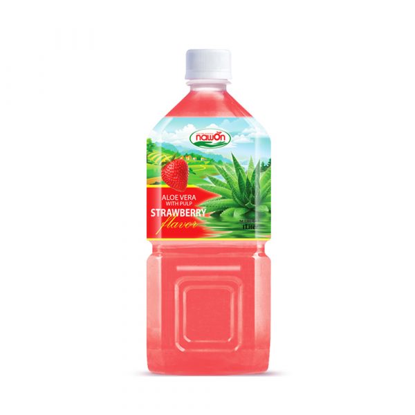 1L NAWON Strawberry Aloe vera Juice with pulp