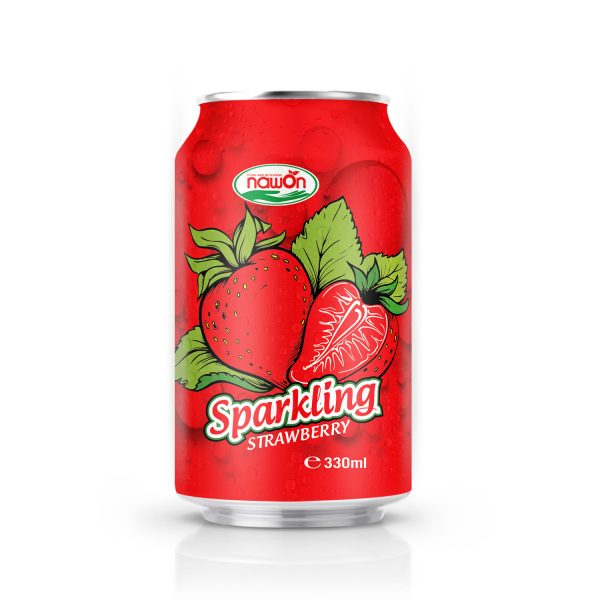 330ml Sparkling Strawberry Juice Drink