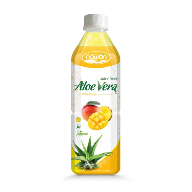 500ml NAWON Bottle Original Aloe vera juice with Mango