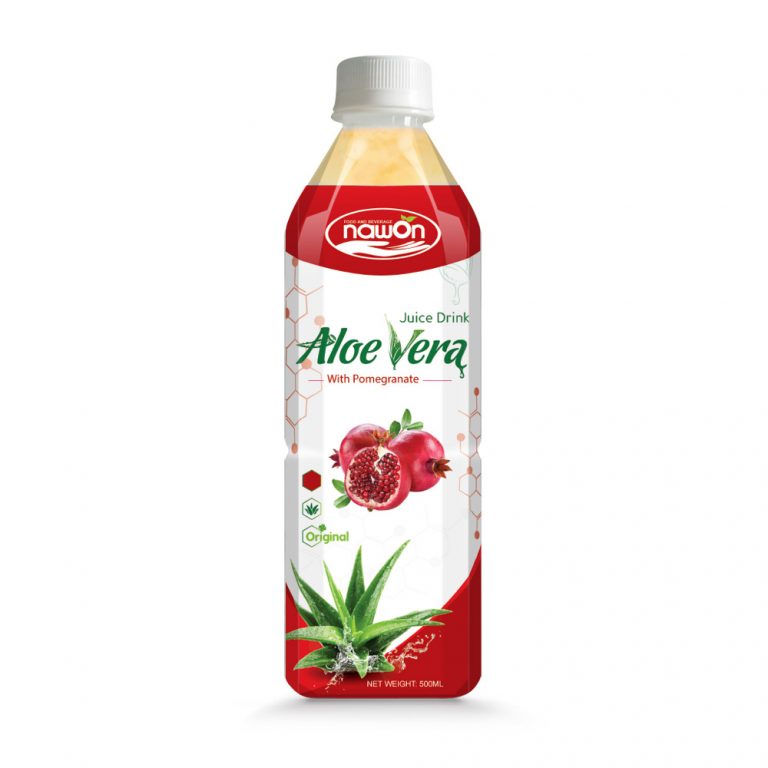 500ml NAWON Bottle Original Aloe vera juice with Pomegranate