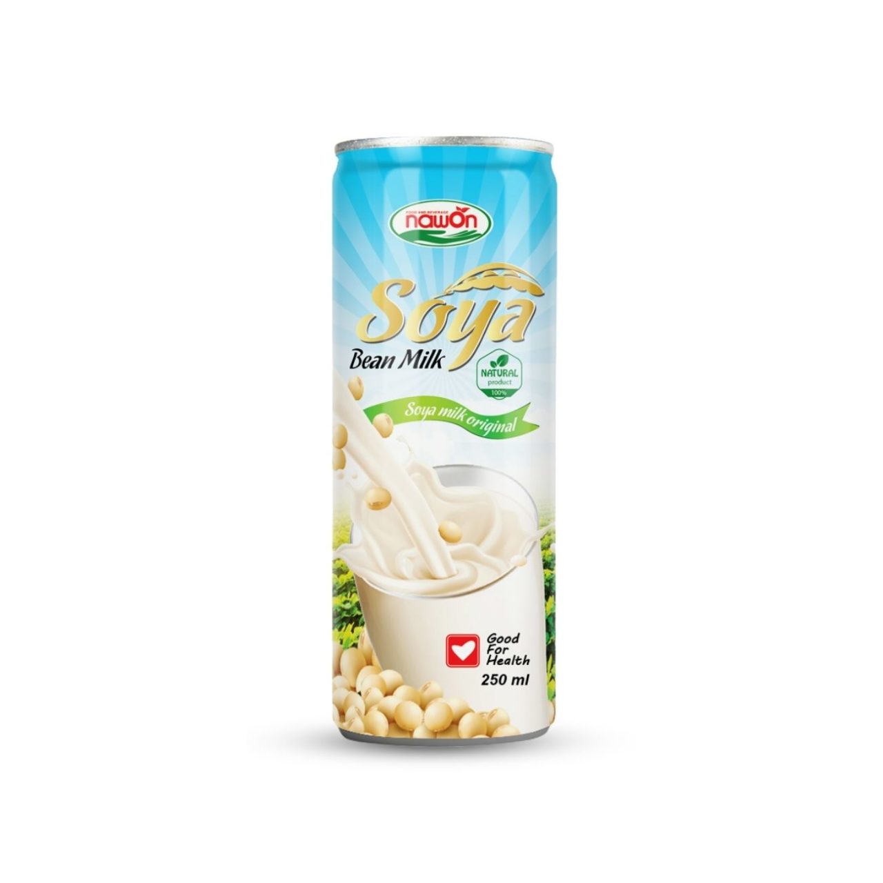 Can 250 ml 8 46 fl oz fresh soya bean milk with original flavor (3)
