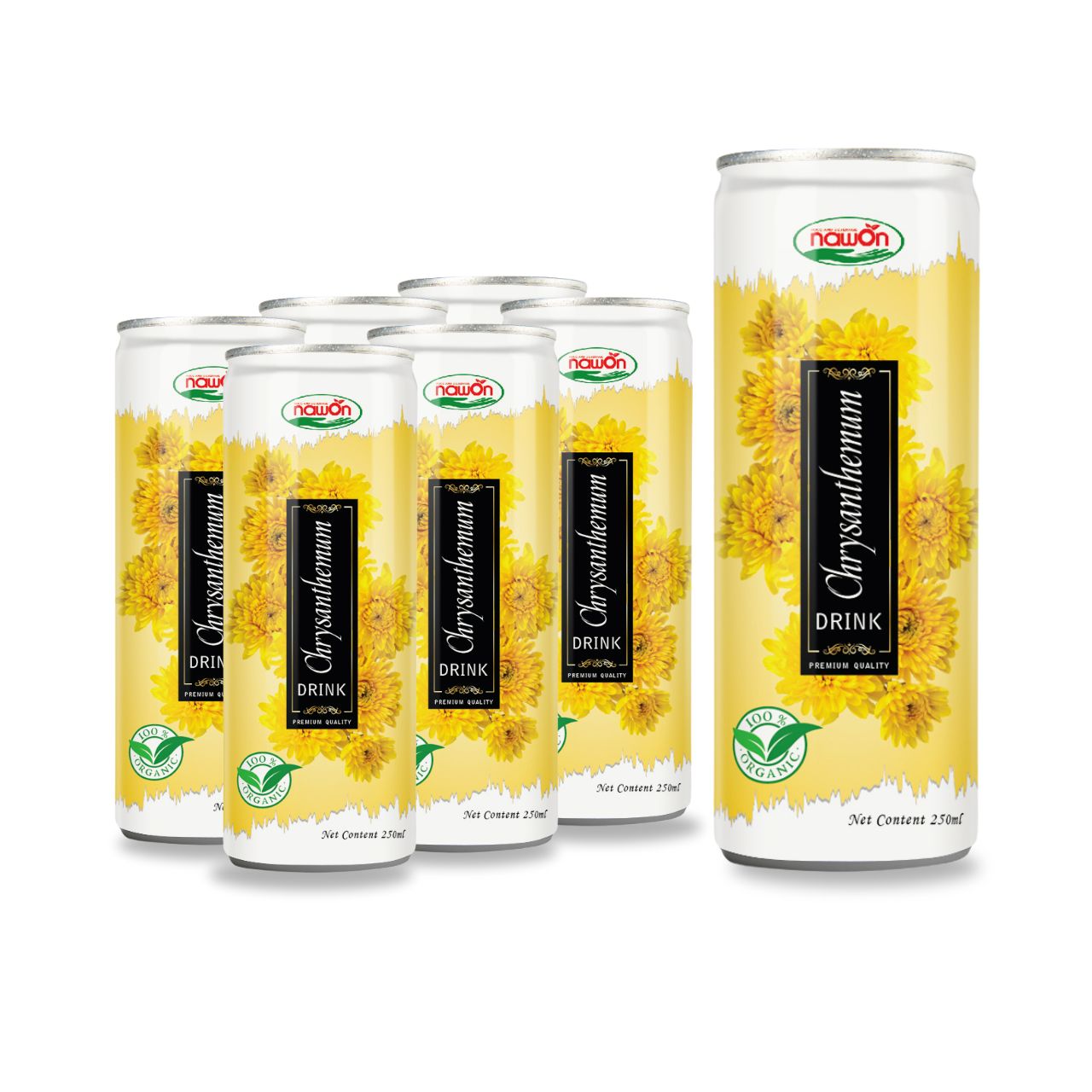can 250ml 8 46 fl oz premium chrysanthemum tea drink with original flavor