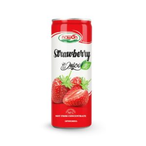 Can 250ml 8 46 fl oz refreshing nfc strawberry juice drink with natural taste (1)