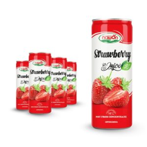 can 250ml 8 46 fl oz refreshing nfc strawberry juice drink with natural taste (2)