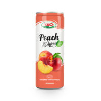 Can 250ml nfc peach juice drink