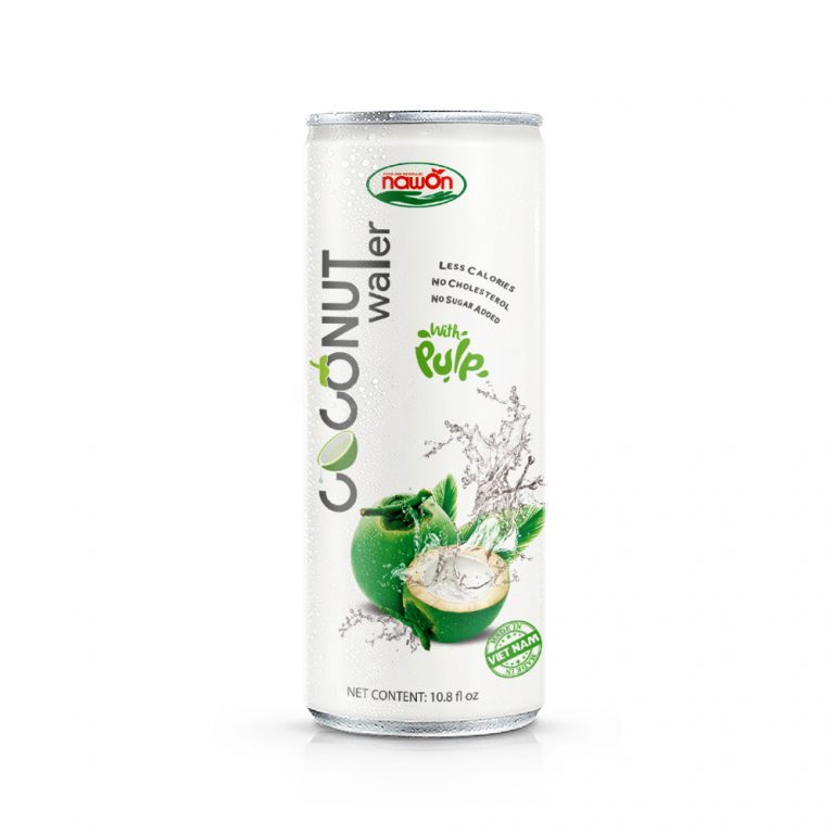 10.8 fl oz NAWON Real Tender coconut water with pulp