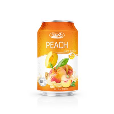 11 1 Fl Oz Nawon Peach Juice Drink with Pulp