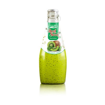 290ml Nawon Bottle Basil Seed Drink with Kiwi
