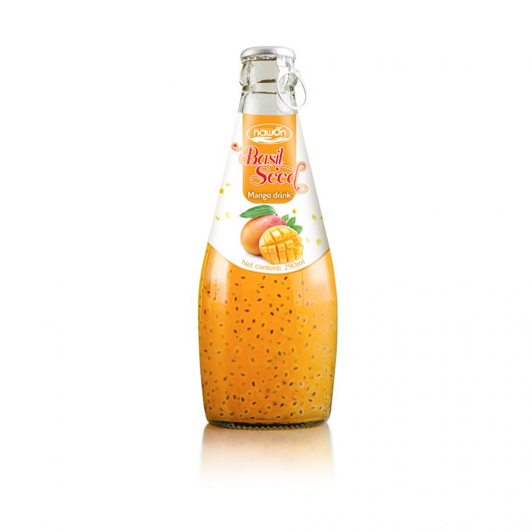 290ml NAWON Bottle Basil seed drink with Mango