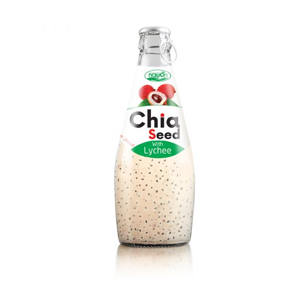 290ml NAWON Bottle Chia seed drink with Lychee
