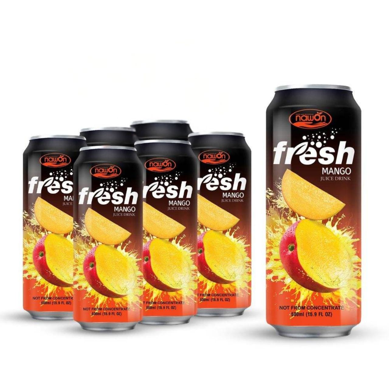 16 9 fl oz canned fresh mango juice drink