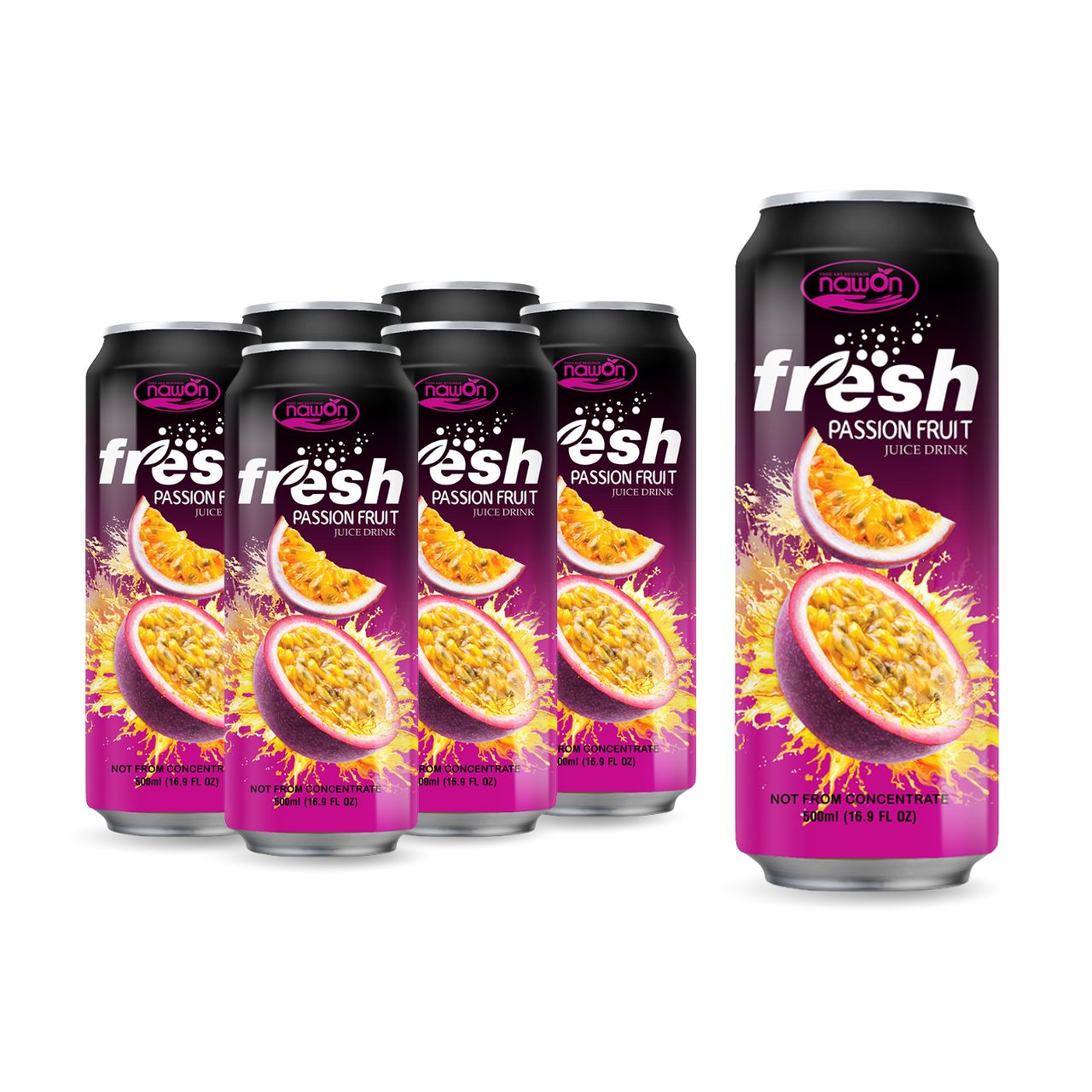 16 9 fl oz canned fresh passion juice drink