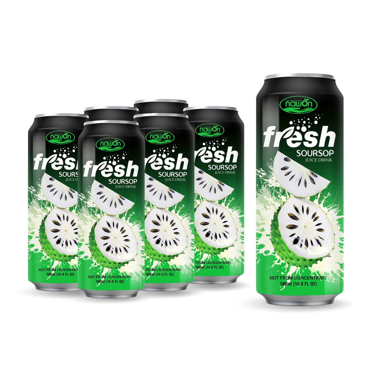 16 9 fl oz canned fresh soursop juice drink