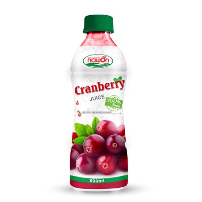 500ml Nawon Bottle 100% Pure Cranberry Juice Drink