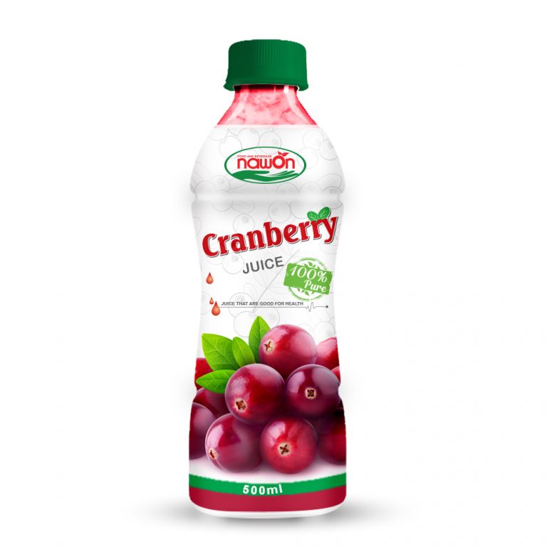 500ml NAWON Bottle 100 Pure Cranberry Juice Drink