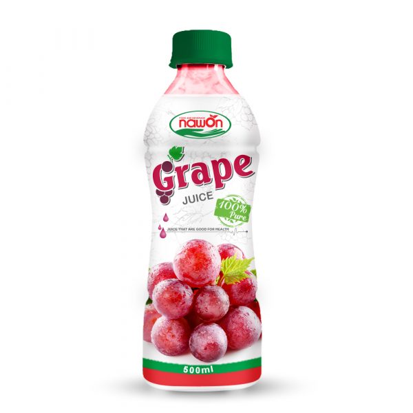 500ml NAWON Bottle 100 Pure Grape Juice Drink