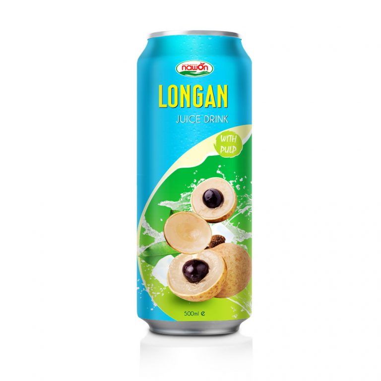 500ml NAWON Canned Longan juice drink with pulp