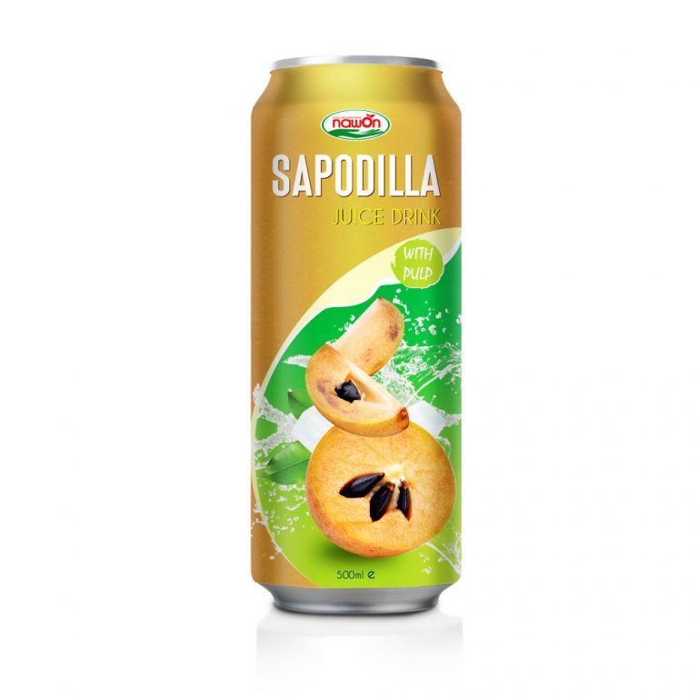 500ml NAWON Canned Sapodilla juice drink with pulp