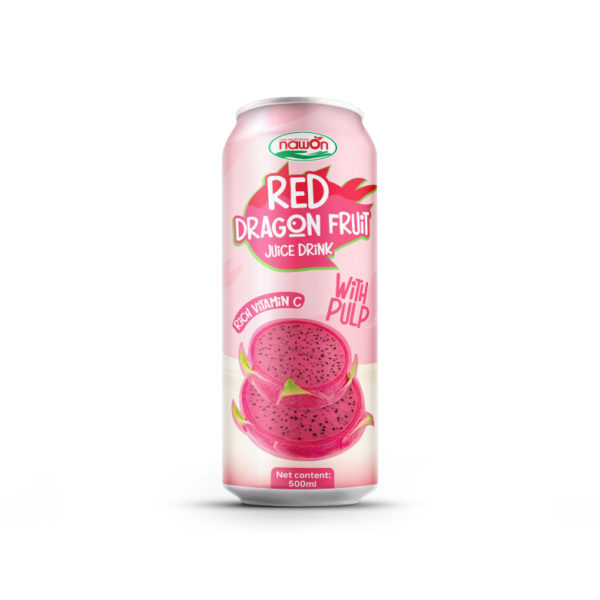 Red Dragon fruit juice wholesale - 500ml can
