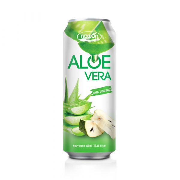 16.56fl oz NAWON Aloe vera drink with Soursop
