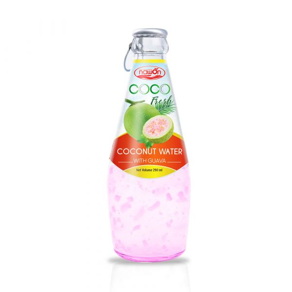 290ml NAWON Bottle Fresh Coconut water with Guava flavour