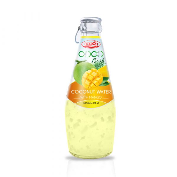 290ml NAWON Bottle Fresh Coconut water with Mango flavour