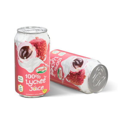 Can 330ml 100 lychee juice drink enrich vitamin c