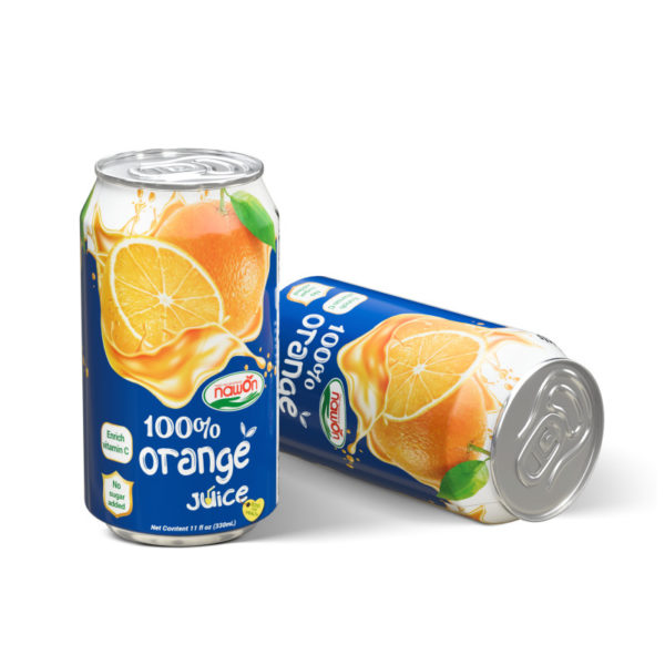 Can 330 ml 100 orange juice drink enrich vitamin c