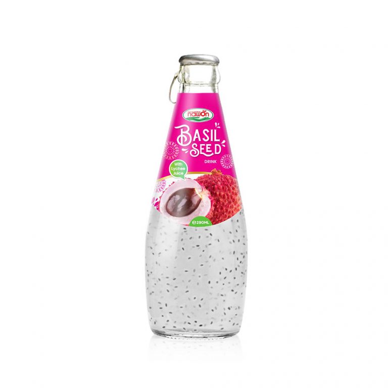 290ml Basil Seed With Lychee Juice 1