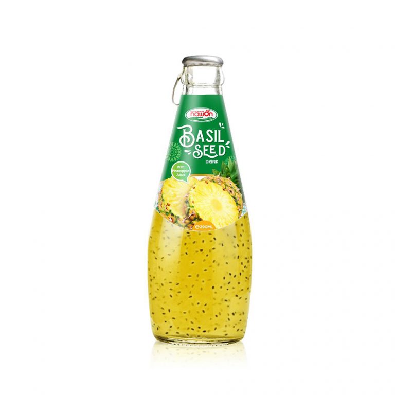 290ml basil seed drink with pineapple juice