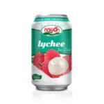 Natural Lychee Juice Drink With Original Flavor | Can, 330Ml