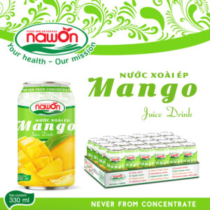 mango juice drink with original flavor can 330ml