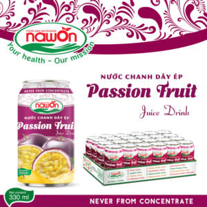 passion fruit juice drink with original flavor can 330ml