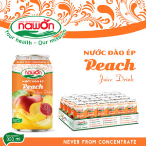 peach juice drink with original flavor can 330ml