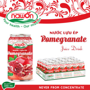 pomegranate juice drink with original flavor can 330ml