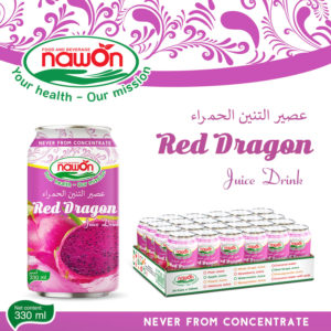 red dragon juice drink with original flavor can 330ml