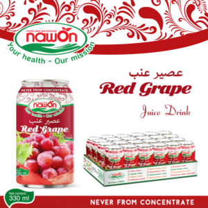 red grape juice drink with original flavor can 330ml