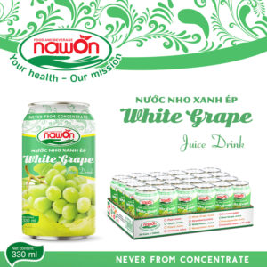 white grape juice drink with original flavor can 330ml