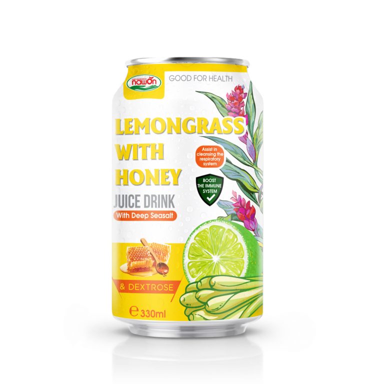 330ml NAWON lemongrass with honey juice drink with deep seasalt