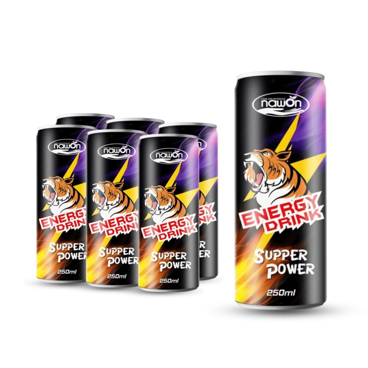 sleek can 250 ml 8 46 fl oz sweet energy drink with tropical fruit flavor (1)