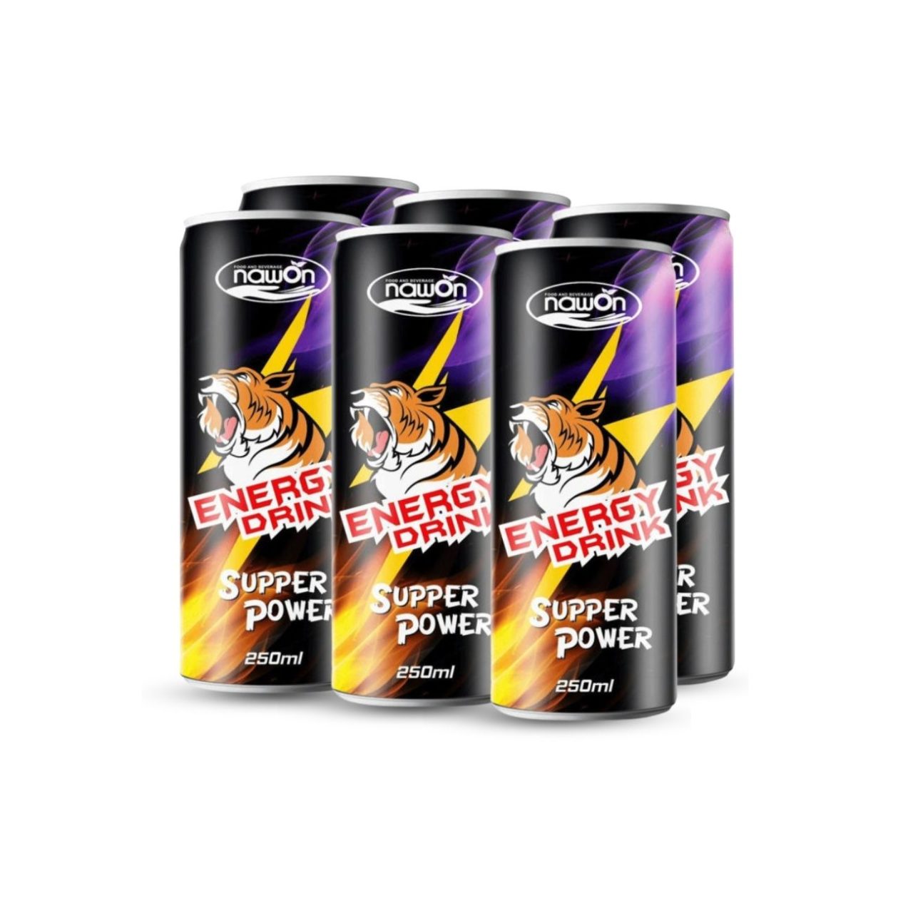 sleek can 250 ml 8 46 fl oz sweet energy drink with tropical fruit flavor (2)