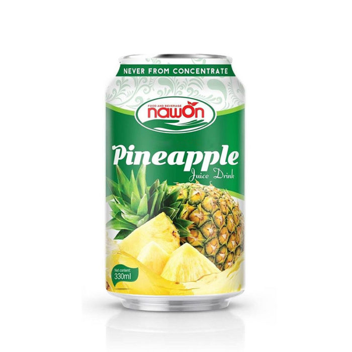 Pineapple Juice Drink With Original Flavor | Can, 330Ml