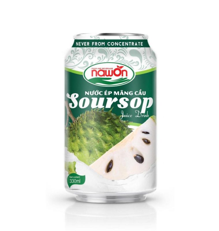330 ml soursop juice drink never from concentrate