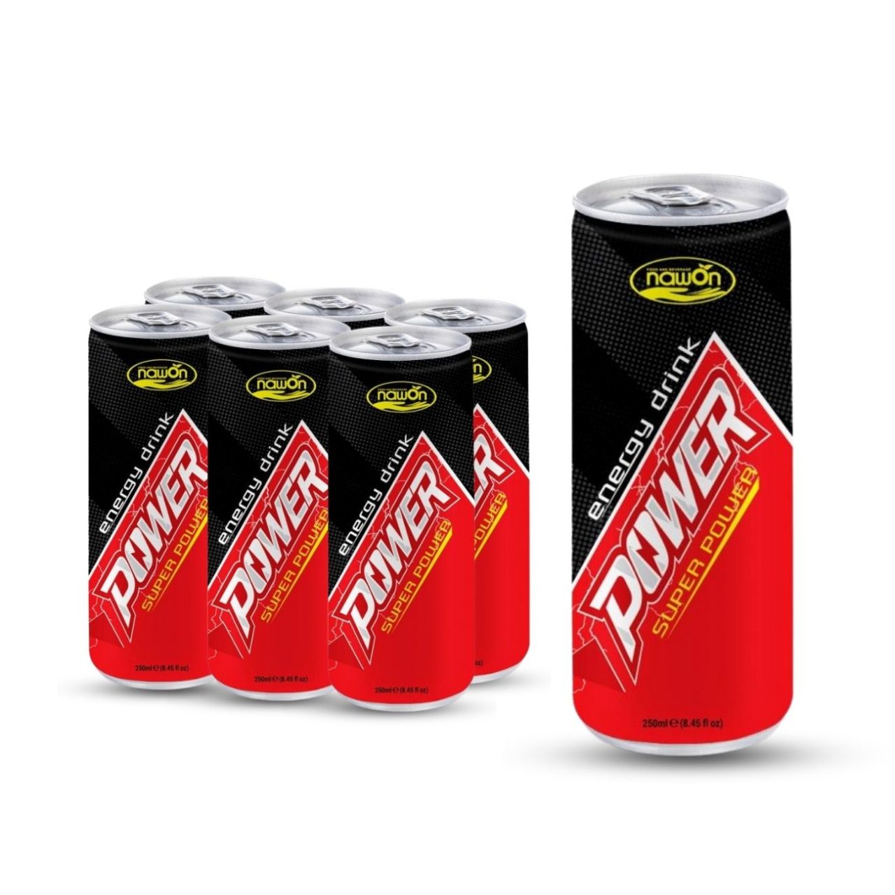 can 250 ml 8 46 fl oz energy drink power with tropical fruit flavor (1)