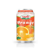 Can 330ml orange juice drink never from concentrate